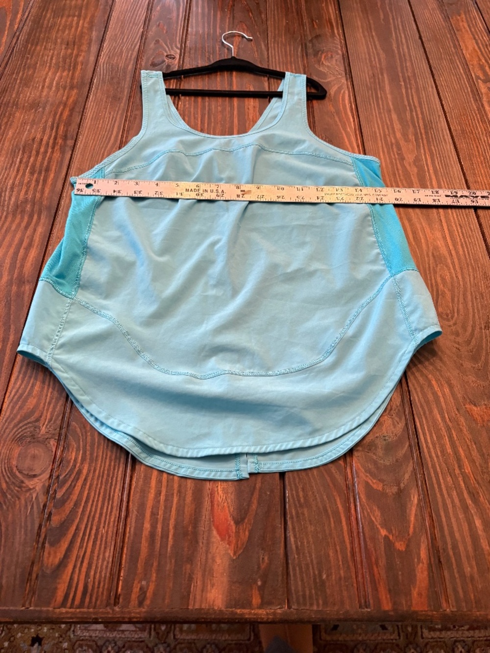 Lululemon Teal Tank Top Scoop V Neck S